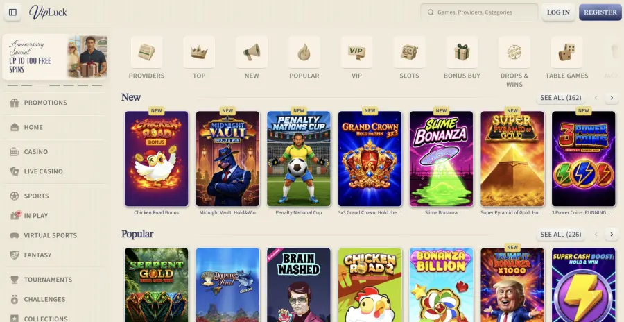 Casino en ligne main